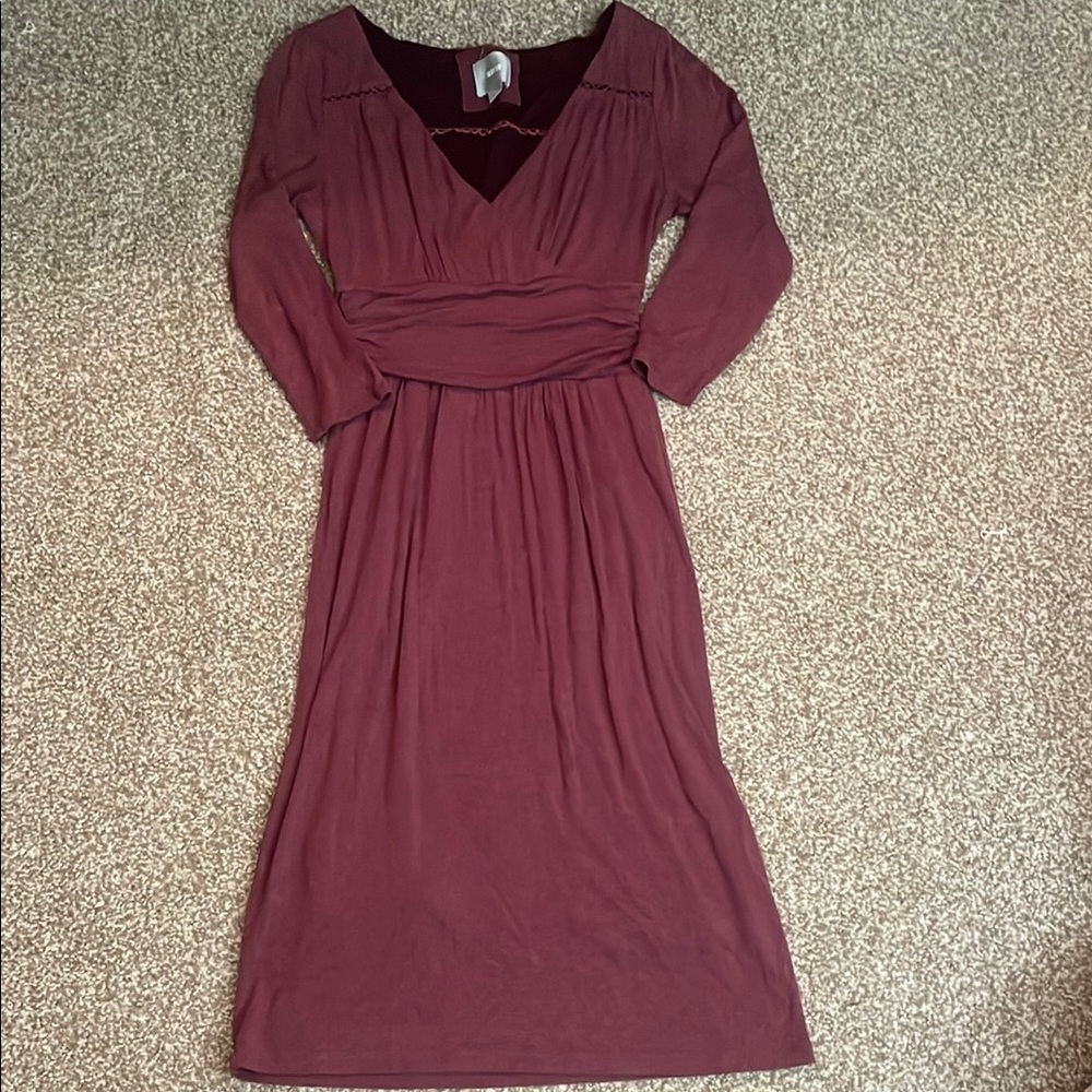 Anthropologie Maeve Galena Faux Wrap Dress